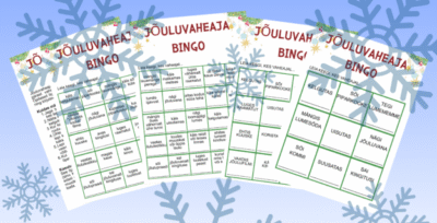 Jõuluvaheaja bingo
