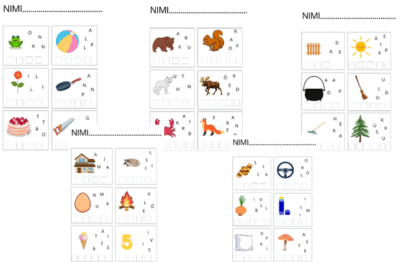 Õpi lugema läbi piltide ja tähtede