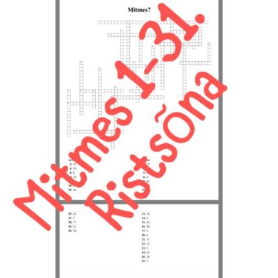 Mitmes? 1-31 ristsõna