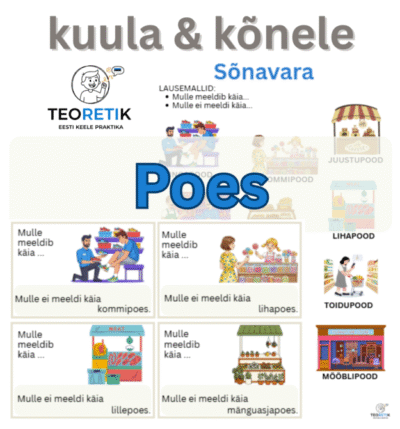 kuula ja kõnele: poes