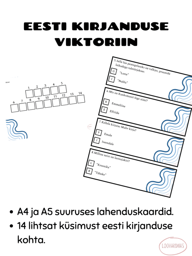 Eesti kirjanduse viktoriin