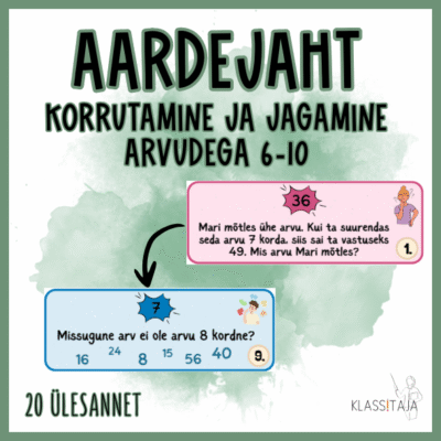 AARDEJAHT (korrutamine ja jagamine arvudega 6-10)