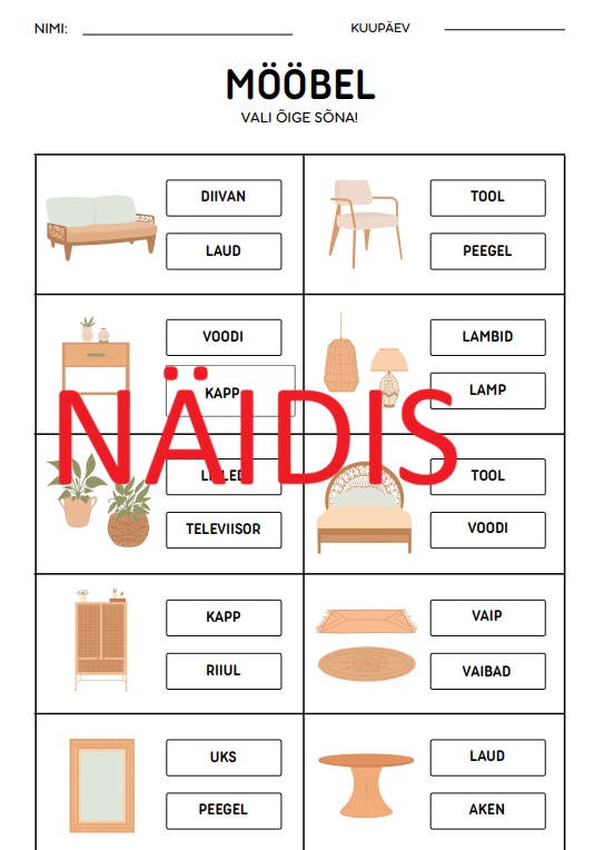Mööbel ja esemed toas - Image 4