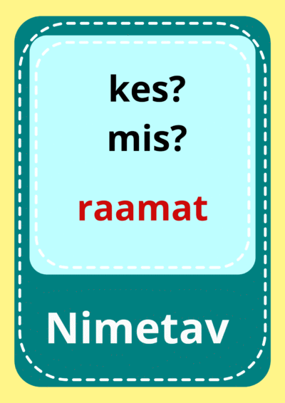 Eesti keele A4 käänetekaardid – tõhus mälutreening kõigile!