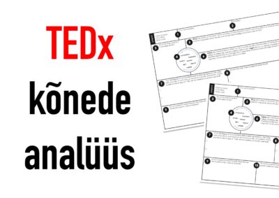 TEDx kõnede analüüsileht