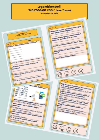 Lugemiskontroll "Digipöörane kool"
