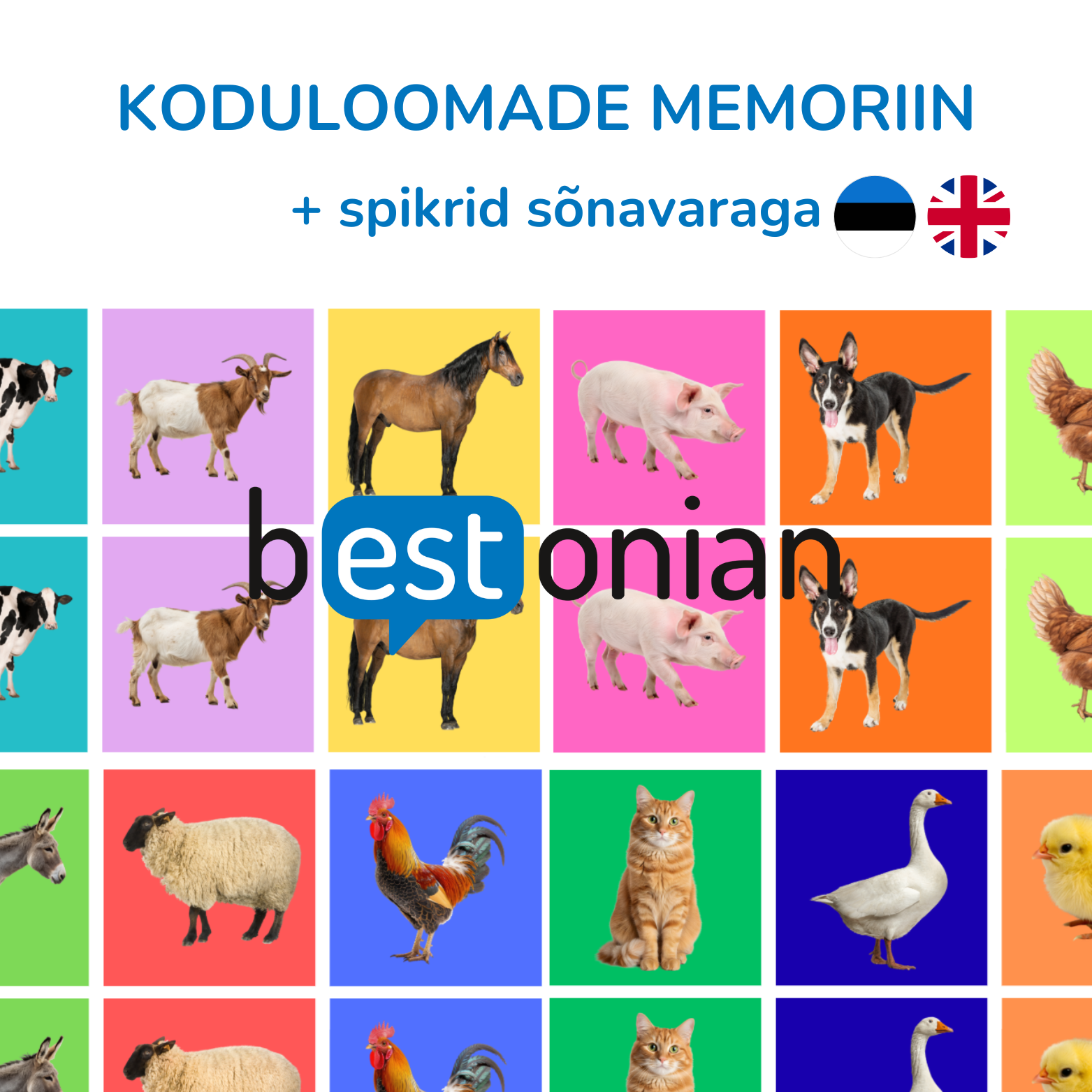 Koduloomade memoriin (eesti-inglise)