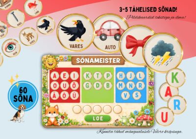 Sõnade moodustamine "SÕNAMEISTER".