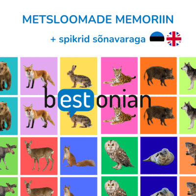 Metsloomade memoriin (eesti-inglise)