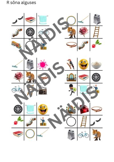 Trips-traps-trull - häälikute kõnesse viimine (K, R, S, V, L, J, Õ, Ü, H)