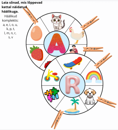 Pesulõksumäng- lõpuhäälik