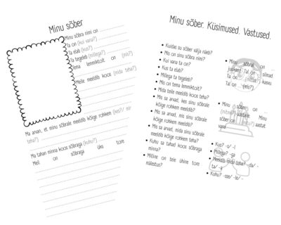 Minu sõbra ankeet. Küsimused ja vastused.