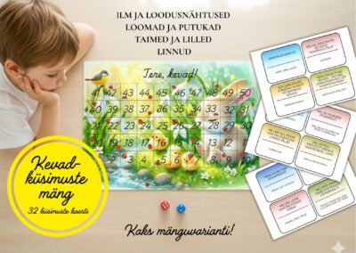 "KEVADKÜSIMUSTE MÄNG". Viktoriin.