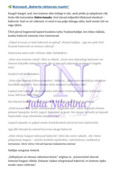 Loomad inimese elus: muinasjutt + tööleht