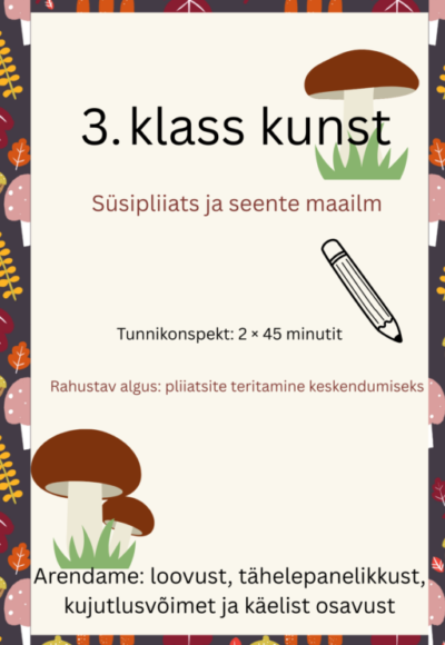 3. klass kunst (seened)