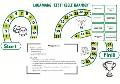 LAUAMÄNG "EESTI KEELE KÄÄNDED"