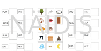 Loe, lõika, kleebi- 3 tähelised sõnad
