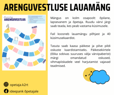 Arenguvestluse lauamäng