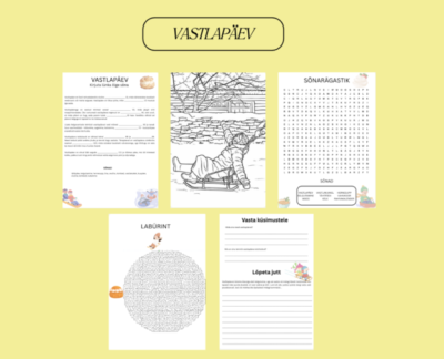 VASTLAPÄEV - töölehed