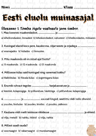 Eesti elu muinasajal