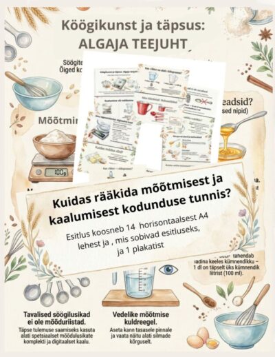 Kuidas rääkida mõõtmisest ja kaalumisest kodunduse tunnis?