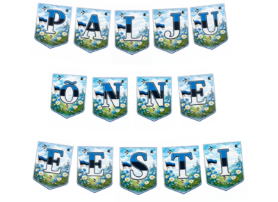 Lipukesed "Palju õnne Eesti!"