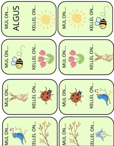 Mul on... kellel on? (4 aastaaega)