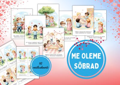 SÕBRAPÄEV. "Me oleme sõbrad". Vestluskaardid.