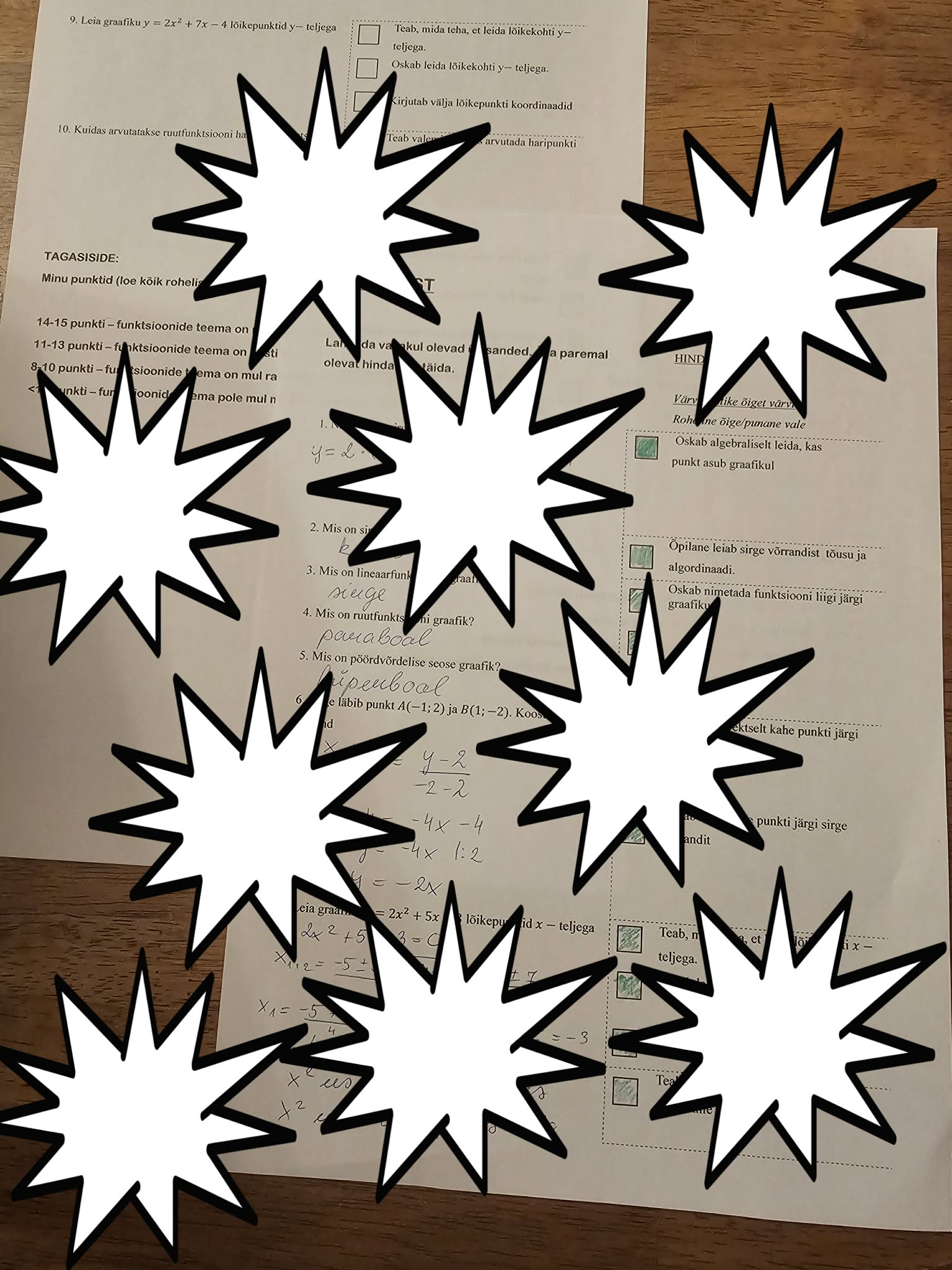 Lähtetest - funktsioonid