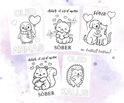 Sõbrapäeva kaardid