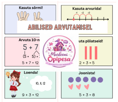 Lamineerimiseks "Abilised arvutamisel" nipid