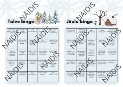 Talvebingo ja jõulubingo