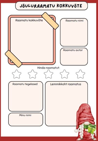 Jõuluraamatu kokkuvõte