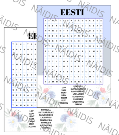 Sõnarägastik Eesti 1