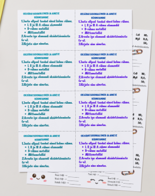 Oksüdatsiooniastmed ja ainete rühmitamine.