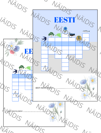 Ristsõna Eesti Vabariik 1 (piltidega)