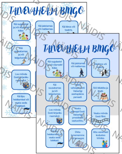 BINGO Talvevaheaeg/ Eesti Vabariik