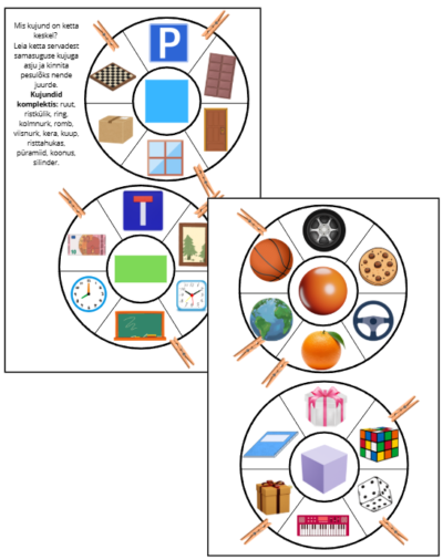 Pesulõksumäng- kujundid (tasapinnalised ja ruumilised)