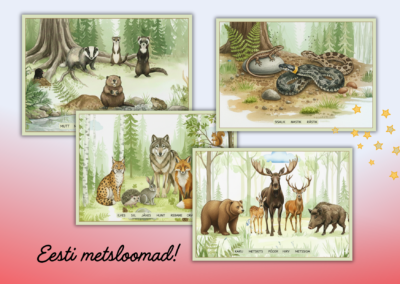 METSLOOMAD. Neli postrit.