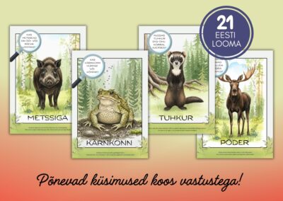 METSLOOMAD. 21 looma küsimuste ja vastustega.