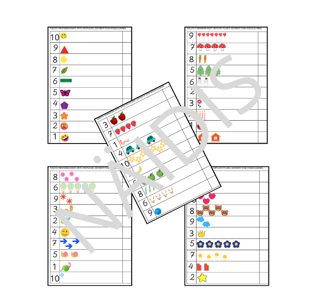 Loendamise töölehed