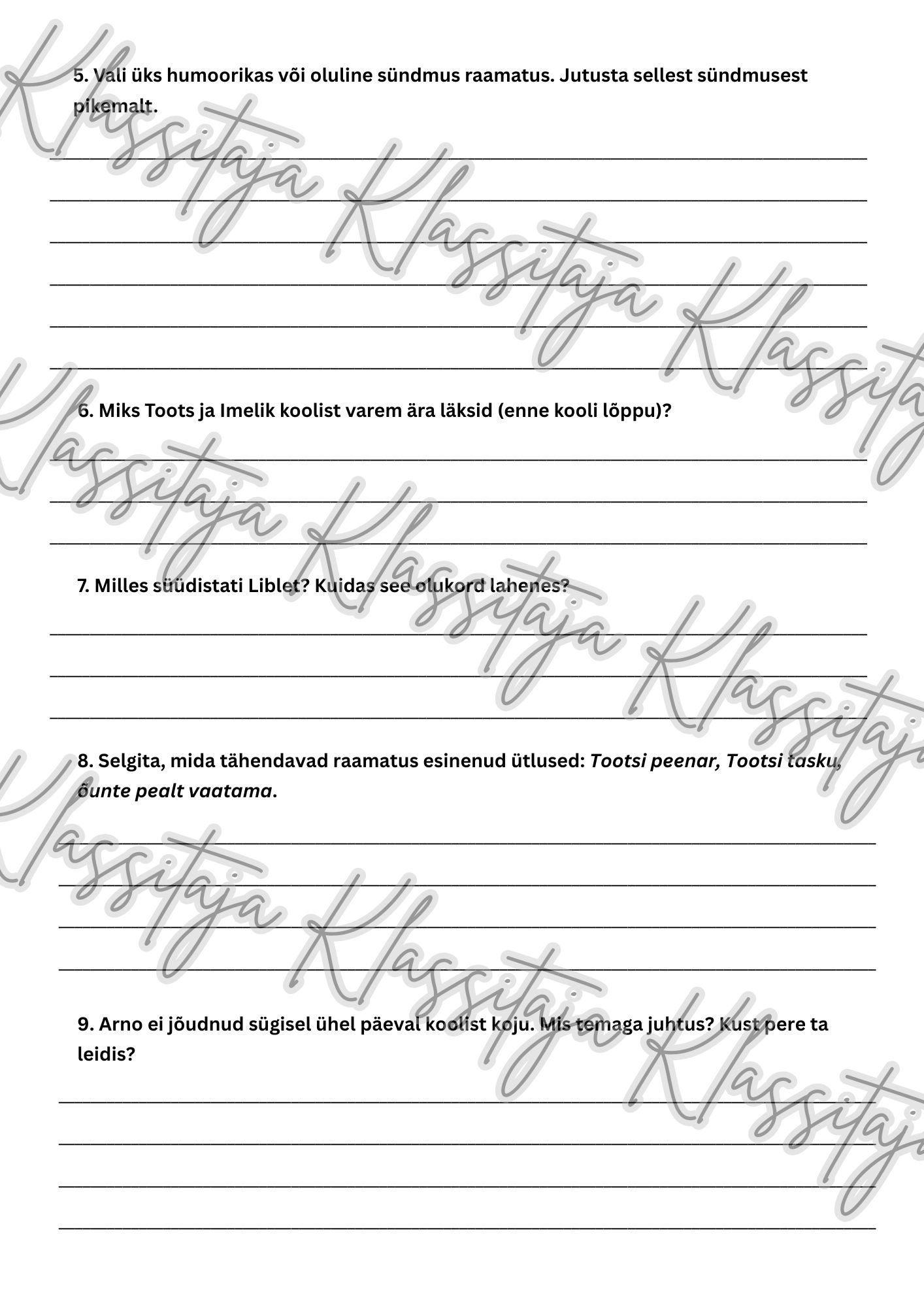 Lugemiskontroll "KEVADE" - Image 3