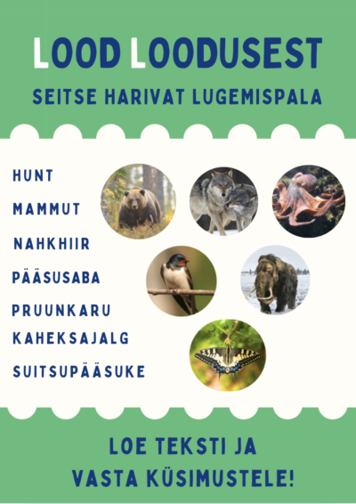 LOOD LOODUSEST - 7 harivat lugemispala