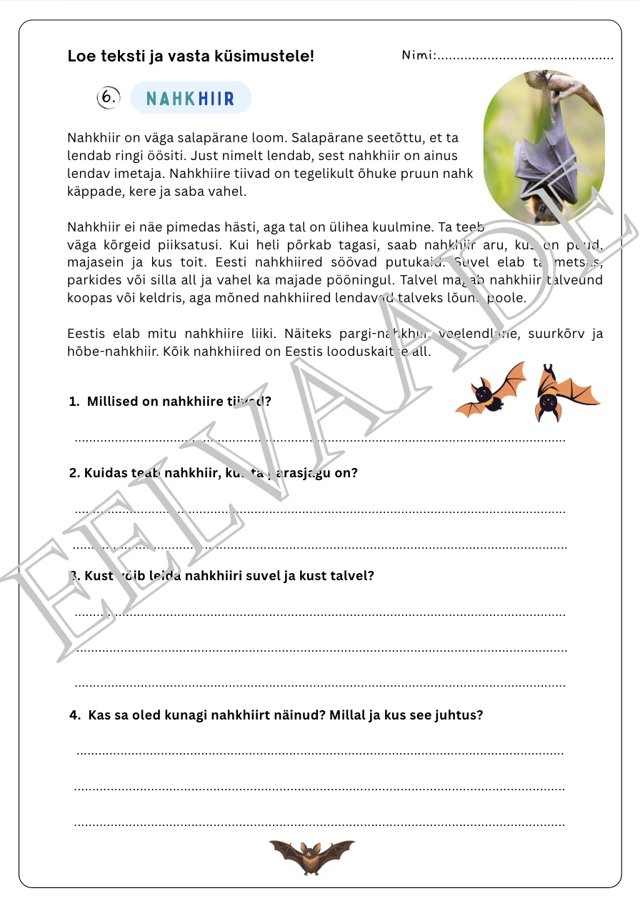 LOOD LOODUSEST - 7 harivat lugemispala - Image 7