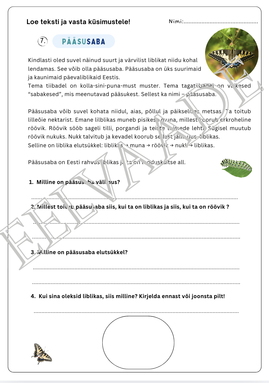 LOOD LOODUSEST - 7 harivat lugemispala - Image 8