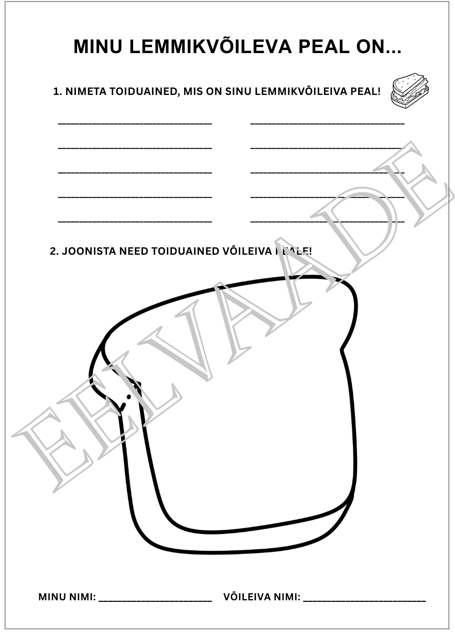 MINU LEMMIKPITSA PEAL ON... Nimeta ja joonista! - Image 4