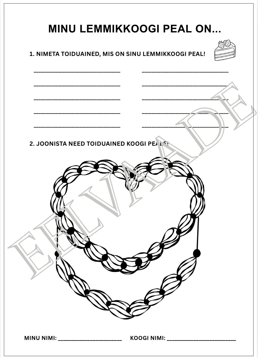 MINU LEMMIKPITSA PEAL ON... Nimeta ja joonista! - Image 5