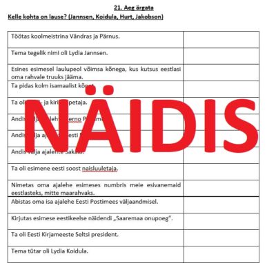 Aeg ärgata (Mauruse 5. klassi ajalooõpik)