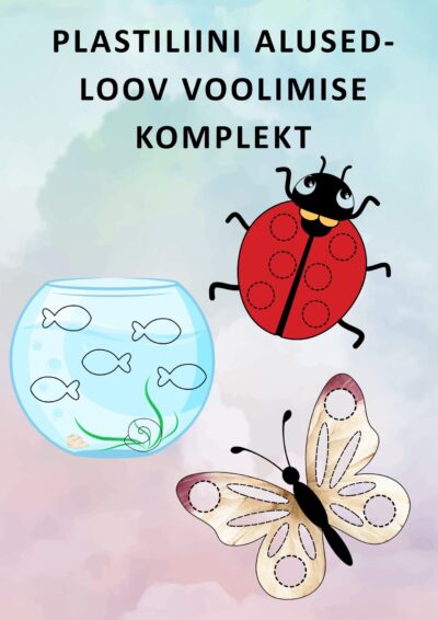 Plastiliinialused – loov voolimise komplekt