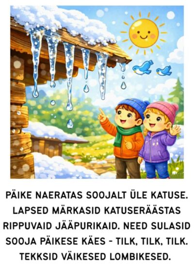 Mart ja Piia kevadet avastamas